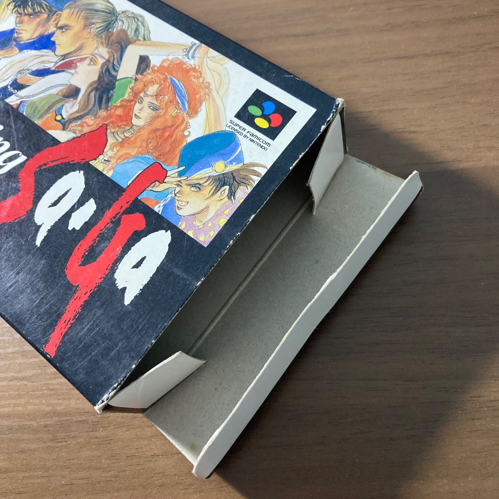 ロマンシング サ・ガ スーパーファミコン ソフト 箱付き 説明書付き 3