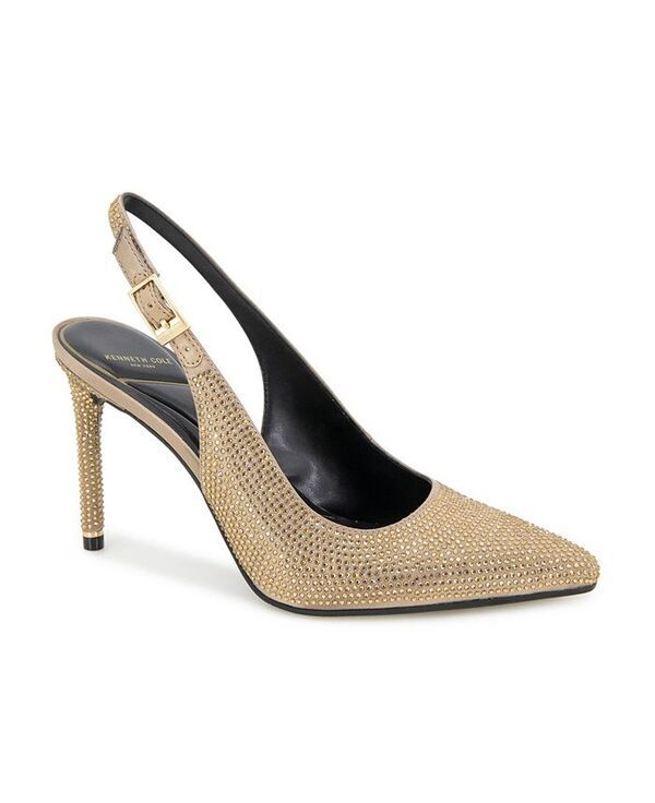 ケネスコール レディース シューズ パンプス Kenneth Cole New York Womens Quinnly Sling Crystal Pumps Shitake