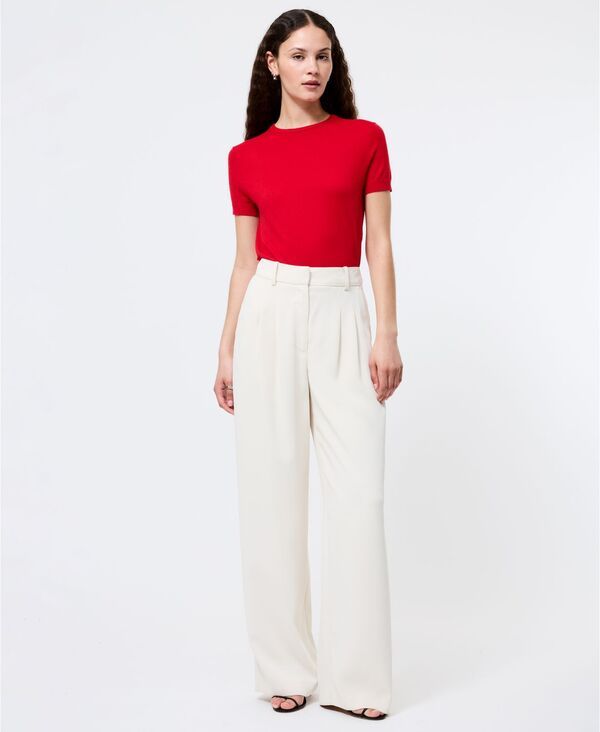 フレンチコネクション レディース ボトムス カジュアルパンツ French Connection Womens Harrie WideLeg Suiting Pants Classicream クリーム