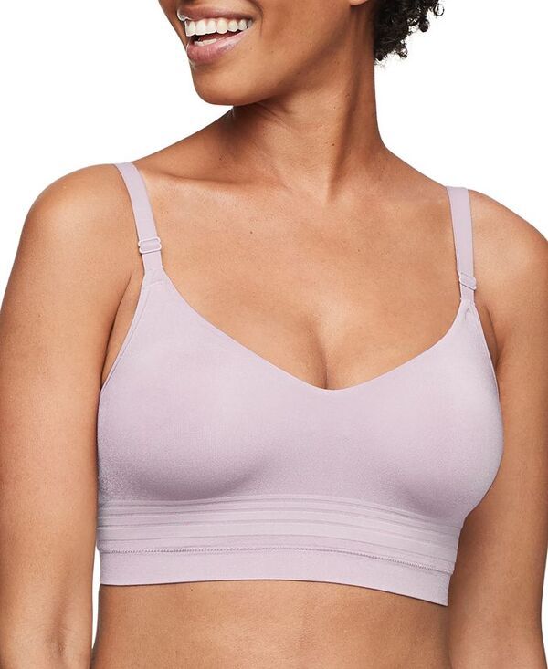 ワーナーズ レディース アンダーウェア ブラジャー Warners Womens Easy Does It Seamless Longline Bra RM5501A Nirvana