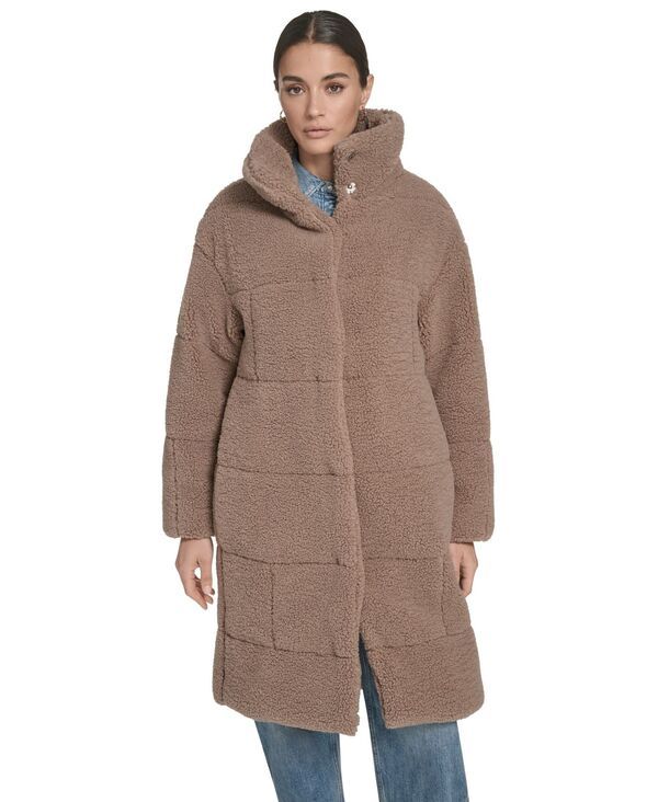 リーバイス レディース アウター ジャケット・ブルゾン コート Levis Womens Long Sherpa SnapClosure Teddy Coataupe トープ 38,220円