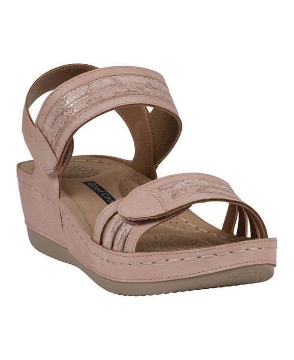 ジーシーシューズ レディース シューズ サンダル GC Shoes Womens Samar Wedge Sandals Blush ブラッシュ