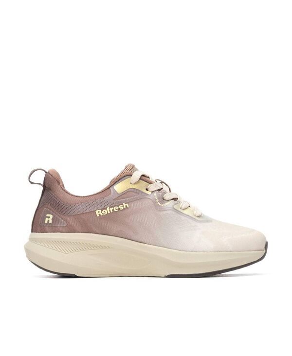 キシタイ レディース シューズ スニーカー XTI Womens Casual Sneakers Refresh Collection Beige ベージュ
