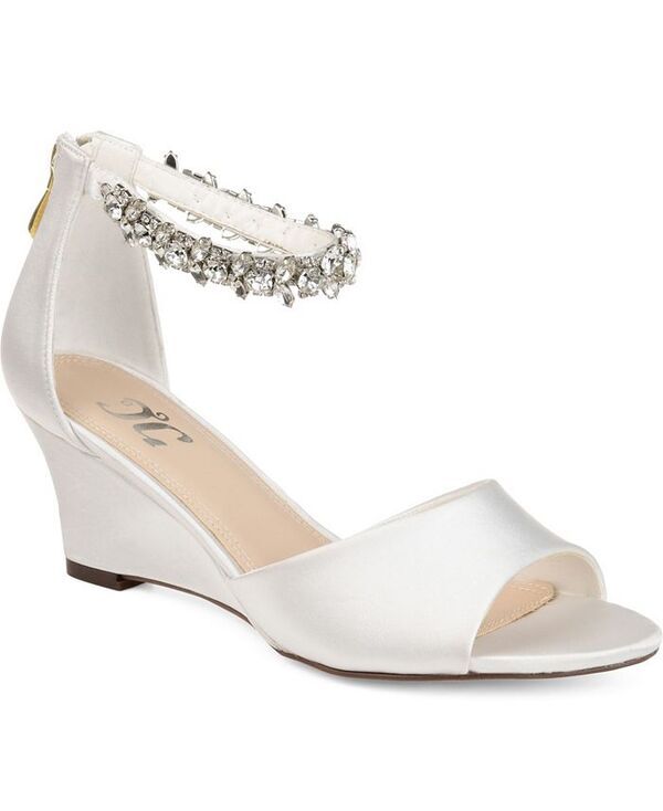 ジュルネ コレクション レディース シューズ パンプス Journee Collection Womens Connor Wedges White ホワイト