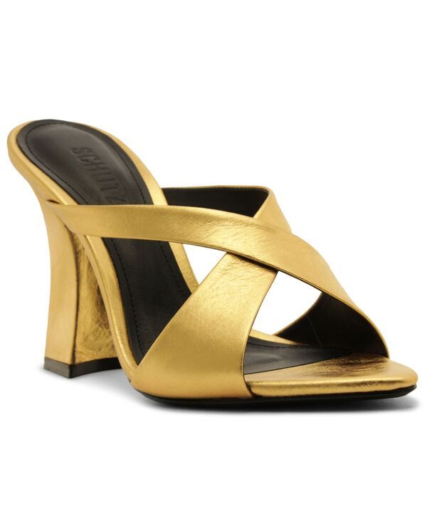 シュッツ レディース シューズ サンダル Schutz Womens Glenda SlipOn Sandals Gold ゴールド