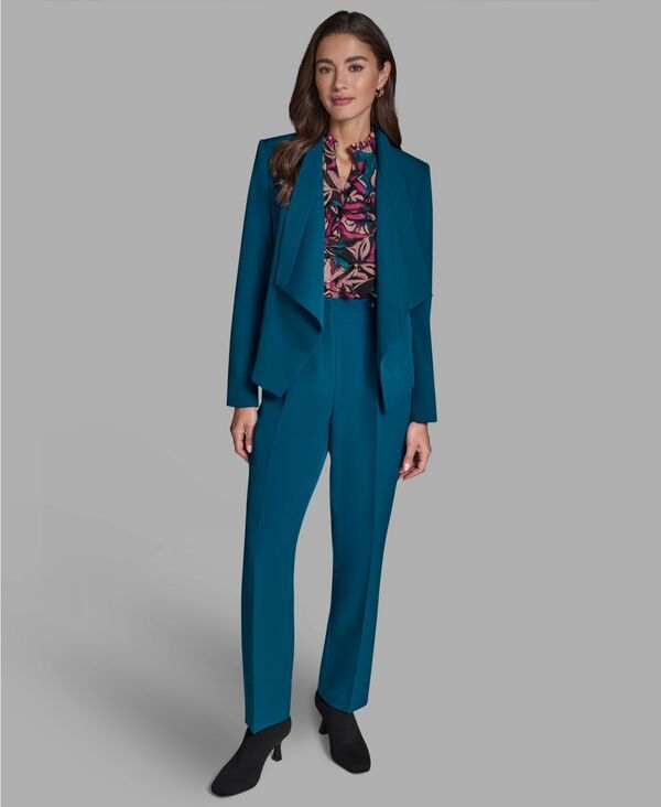ビーシビージー レディース アウター ジャケット・ブルゾン 長袖 BCBG Womens Open Front LongSleeve Jacket Cote Dazur