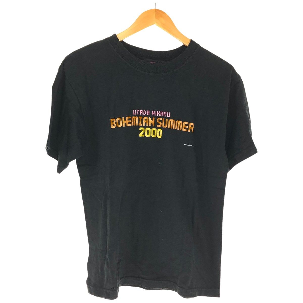 00s 宇多田ヒカル Tシャツ BOHEMIAN SUMMER 2000 古着 ブラック