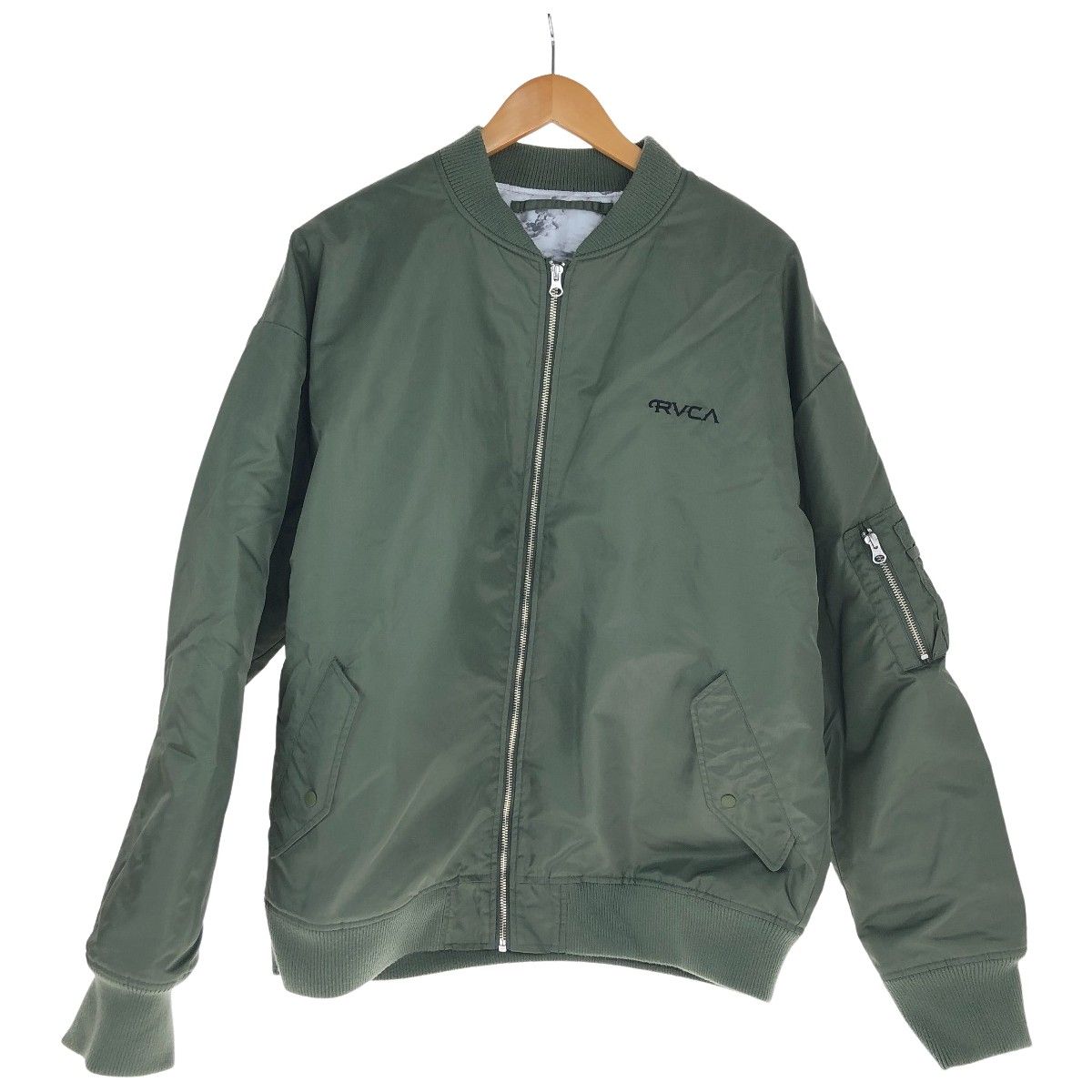 RVCA ジャケット MA-1 SIZE L 古着 BC042777 オリーブ