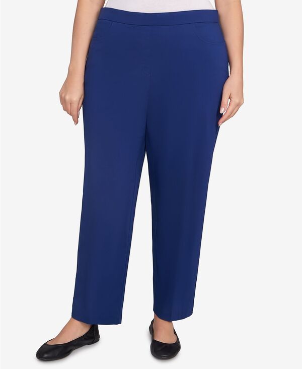 アルフレッド ダナー レディース ボトムス カジュアルパンツ プラスサイズ Alfredunner Plusize Classic Allure Fitted Stretch Medium Length Pants Lapis