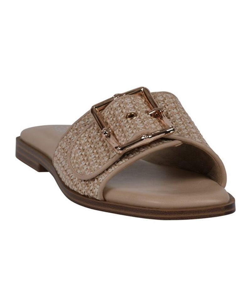 ジーシーシューズ レディース シューズ サンダル GC Shoes Womens Indie Woven Buckle Flat Sandals Natural