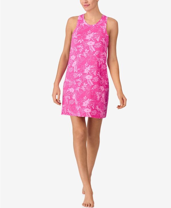 サンクチュアリー レディース アンダーウェア ナイトウェア ノースリーブ ニット Sanctuary Womensleevelesshort Knit Nightgown Pink Print ピンク