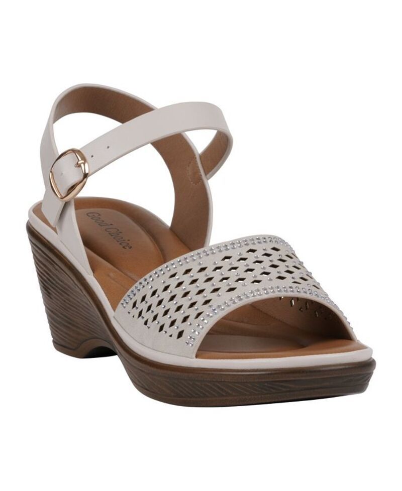 ジーシーシューズ レディース シューズ サンダル GC Shoes Womens West Wedge Sandals Ivory アイボリー