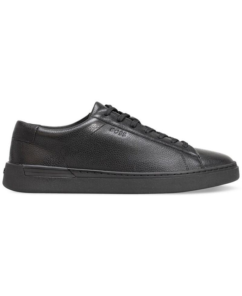 ヒューゴボス メンズ シューズ スニーカー レース Hugo Boss Mens Clint LaceUp Sneakers Black ブラック