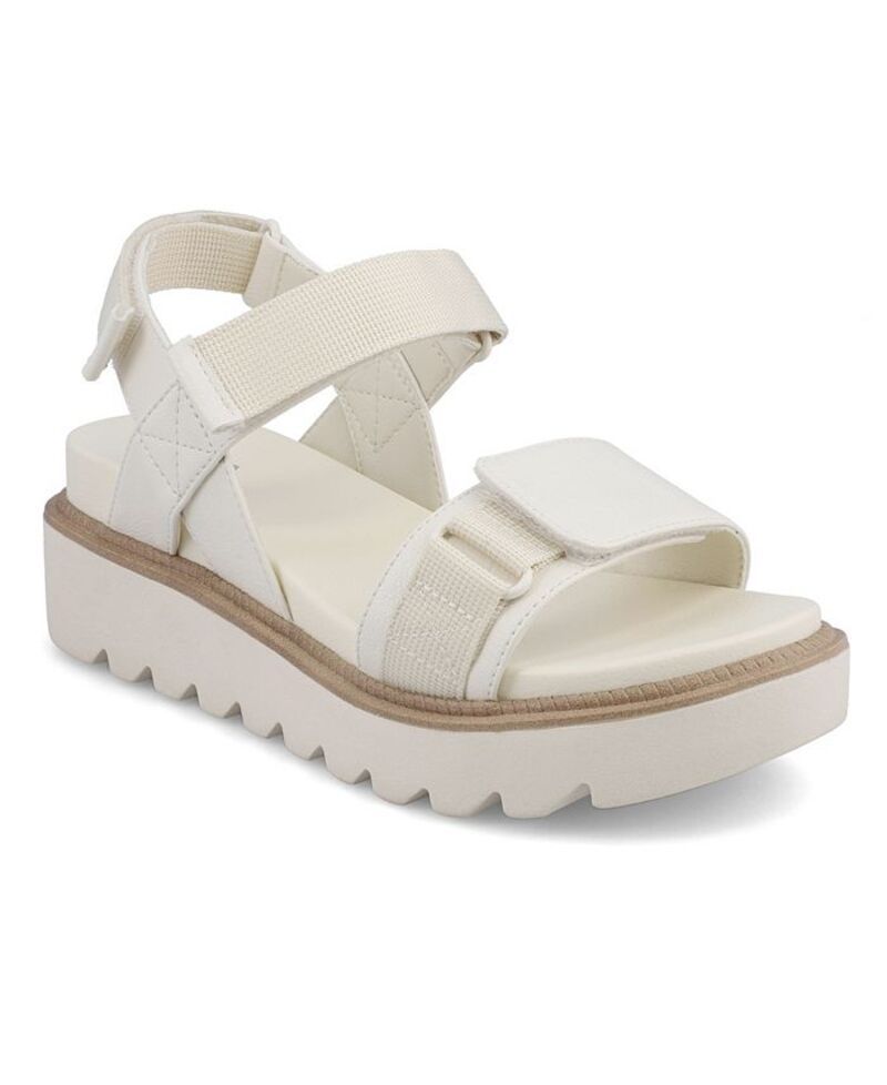 ミア レディース シューズ サンダル プラットフォーム MIA Womens Jony Platform Round Toe Sandals Bone