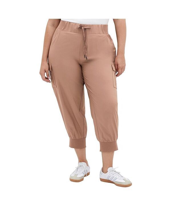 シティーシック レディース ボトムス カジュアルパンツ プラスサイズ CITY CHIC Plus Size Lea Pant Mocha モカ