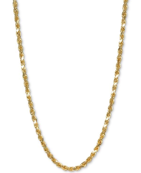 イタリアン ゴールド レディース アクセサリー ネックレス・チョーカー・ペンダントトップ レース Italian Gold Forza Rope Chain 18 Necklace 234mm in 14k Yellow Gold イエロー