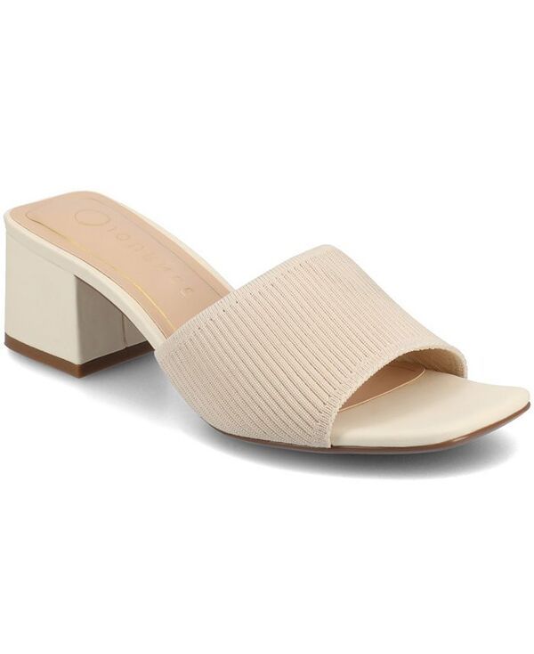 ジュルネ コレクション レディース シューズ サンダル ニット Journee Collection Womens Shilin Slip On Knit Dress Sandals Beige ベージュ