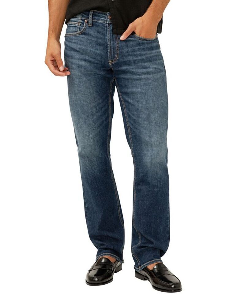 シルバー ジーンズ メンズ ボトムス デニムパンツ ストレート Silver Jeans Co Mens Grayson Classic Fit Straight Leg Jeans Indigo インディゴ
