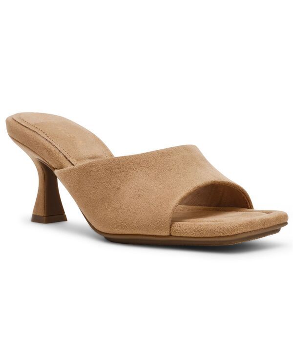 アンクライン レディース シューズ サンダル Anne Klein Womens Jerilyn Square Toe Dressandalsand Suede サンド