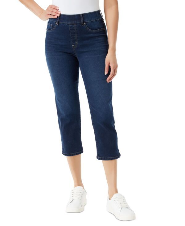 グロリアバンデービルト レディース ボトムス デニムパンツ キャップ ジーンズ Gloria Vanderbilt Womenshapeffect PullOn Capri Jeans Hewlett Wash