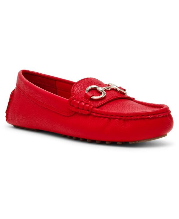 アンクライン レディース シューズ パンプス ローファー Anne Klein Womens Chrystie Moccasin Driver Loafers Red レッド