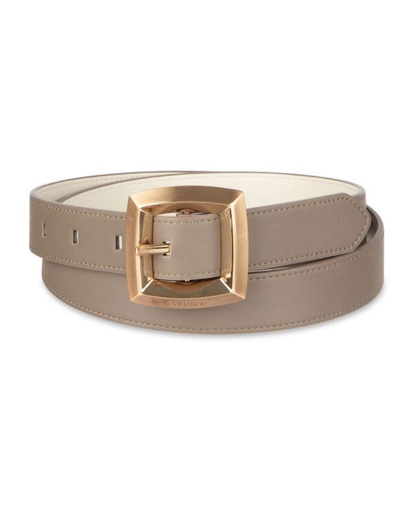 カルバンクライン レディース アクセサリー ベルト Calvin Klein Womens TwoinOne Reversible Puffed Beveledge Buckle Belt GrayWhite ホワイト