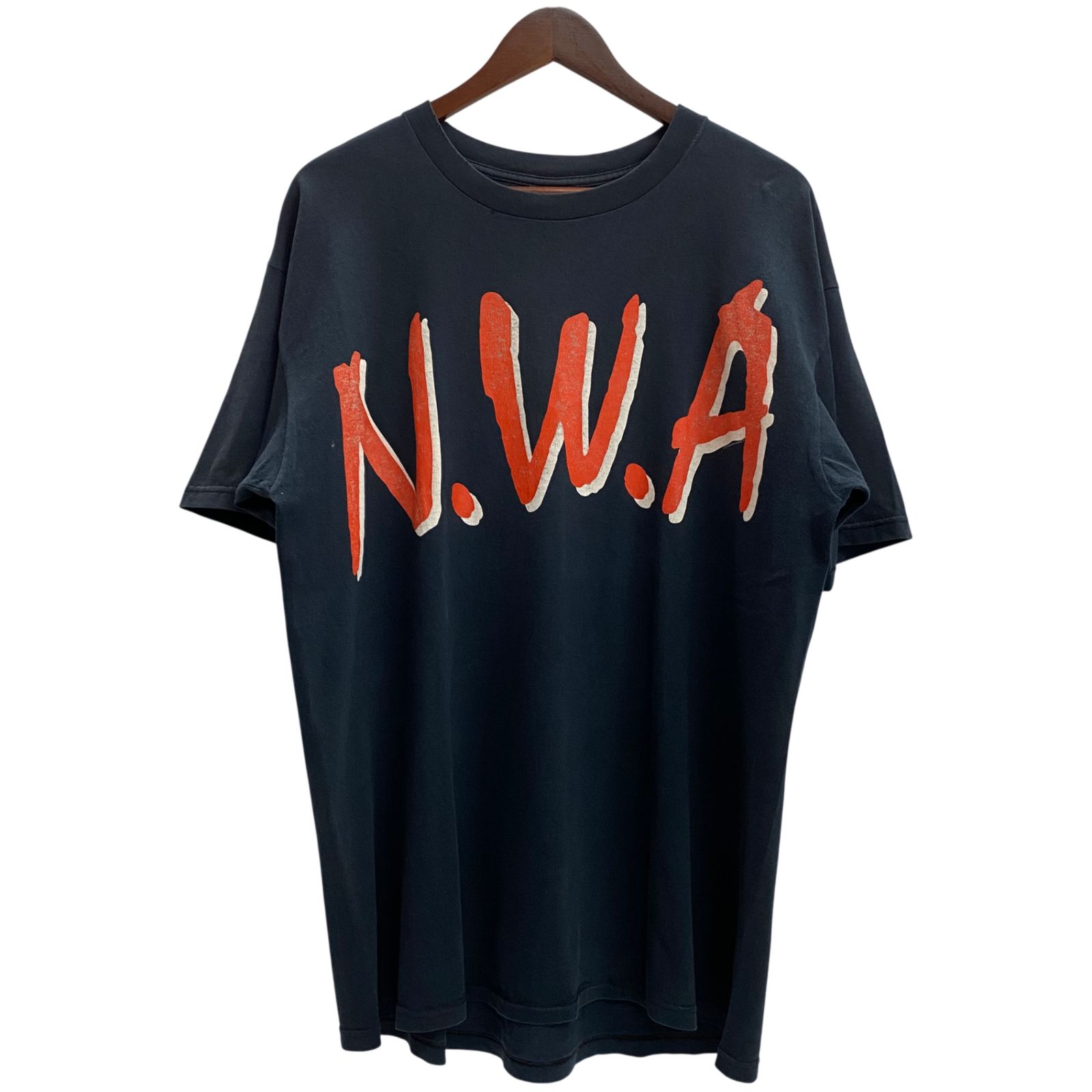 Ruthless Records N.W.A 00's anvil 両面プリント Tシャツ ブラック XLサイズ 201MT-5962 VB