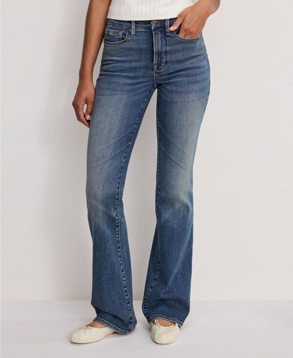 グッドアメリカン レディース ボトムス デニムパンツ スリムフィット ブーツカット ブーツ ジーンズ Good American Womens Classic Slim Fit Bootcut Jeans Indigo インディゴ