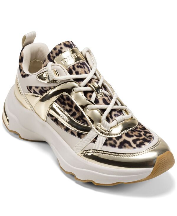 ダナ キャラン ニューヨーク レディース シューズ スニーカー レース DKNY Womens Juna Lace Up Sneakers Natural