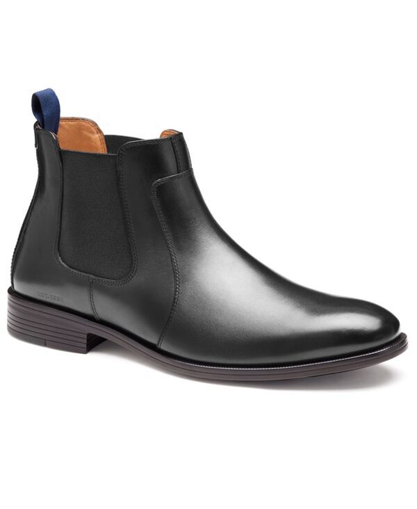 ジョンストンアンドマーフィー メンズ シューズ スリッポン・ローファー チェルシーブーツ チェルシー ブーツ Johnston Murphy MenslipOn Reeve Chelsea Boots Black Full Grain ブラック