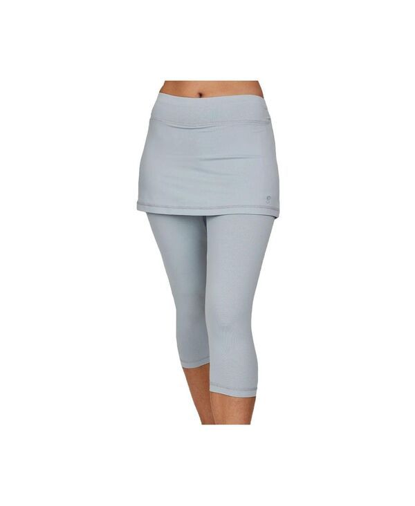 ソフィベラ レディース ボトムスカート キャップ レギンス Sofibella Womens UV Staples Abaza 13in Tenniskirt with Capri Leggingstone ストーン