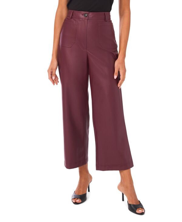 ヴィンスカムート レディース ボトムス カジュアルパンツ クロップド Vince Camuto Womens Cropped Front Pocket Mid Rise Pants Boysenberry