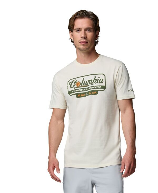 コロンビア メンズ トップス Tシャツ グラフィック Columbia Mens PFG Jake Graphic TShirt Chalk チョーク