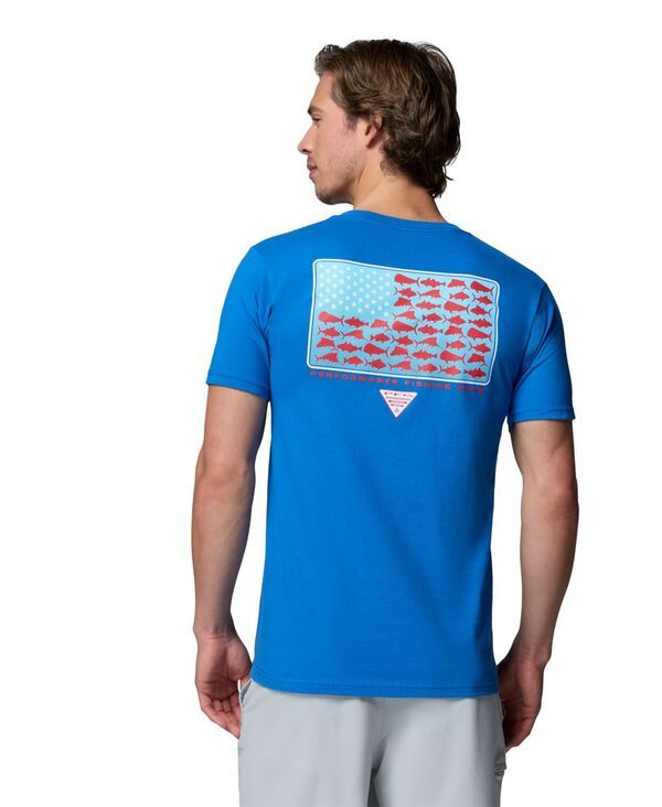 コロンビア メンズ トップス Tシャツ グラフィック Columbia Mens PFG Class Graphic TShirt Vivid Blue ブルー