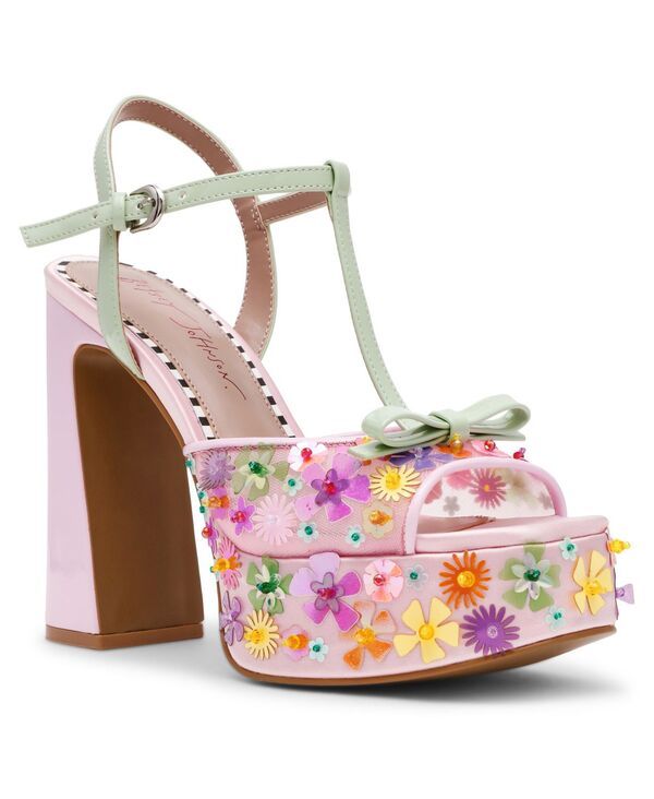 ベッツィジョンソン レディース シューズ サンダル フラワー柄 プラットフォーム フラワー Betsey Johnson Womens Melodie Ditsy Floral Platform Dressandals Pink Multi ピンク