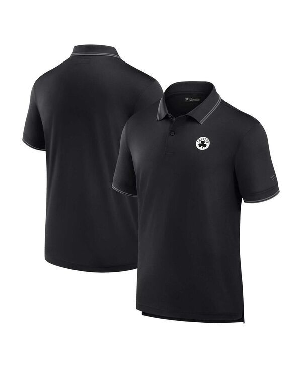 ファナティクス メンズ トップス ポロシャツ Fanatics Mens Black Boston Celtics Front Office Polo Shirt Black ブラック