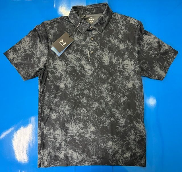 【新品未使用品】アンダーアーマー UAドライブ クール プロ プリント ポロ 6012527 メンズ ゴルフウェア ゴルフ UNDER ARMOUR（葛西店）