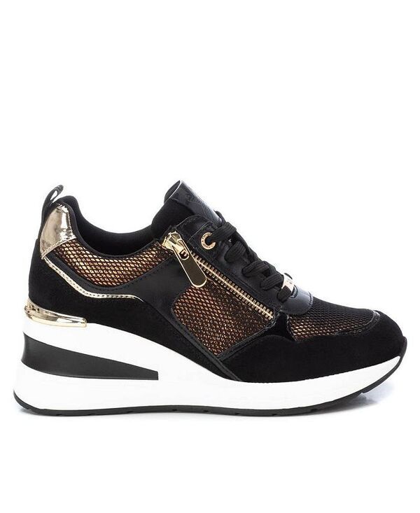 キシタイ レディース シューズ スニーカー XTI Womens Casual Wedge Sneakers By Bronze