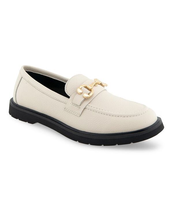 エアロソールズ レディース シューズ パンプス ローファー Aerosoles Womens Beckett Loafer Flats Eggnog Pebbled