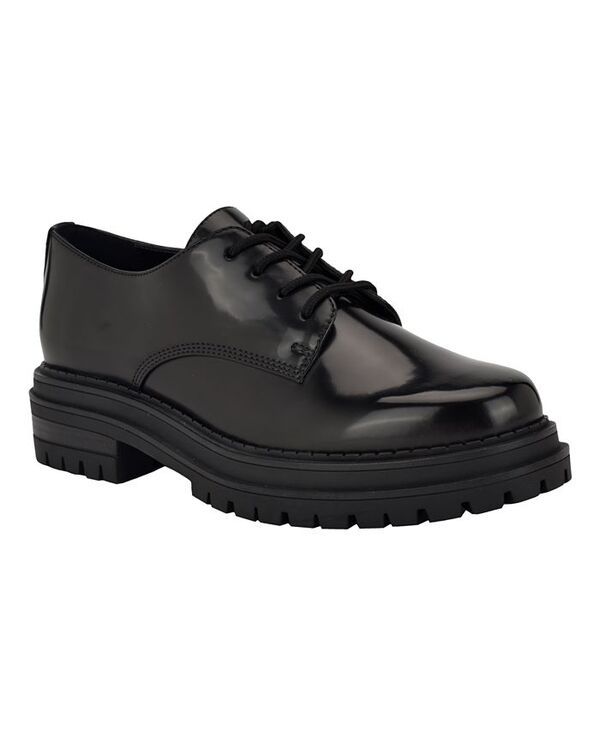 カルバンクライン レディース シューズ パンプス ローファー Calvin Klein Womens Graysil Almond Toe Casual Loafers Black ブラック