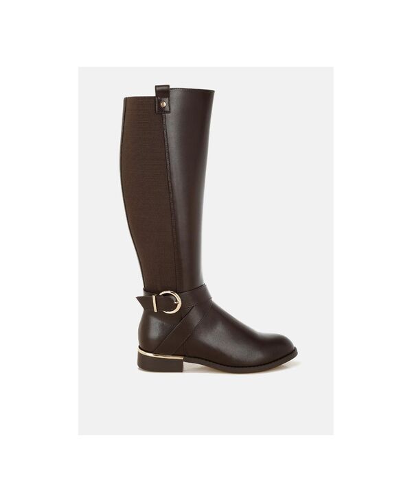 ロンドンラグ レディース シューズ ブーツ・レインブーツ London Rag Womensnowd Riding Boot Brown ブラウン