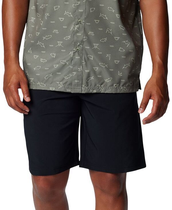 コロンビア メンズ ボトムス ハーフパンツ・ショーツ Columbia Mens PFG Grander Marlin III Offshore 10 Short Black ブラック