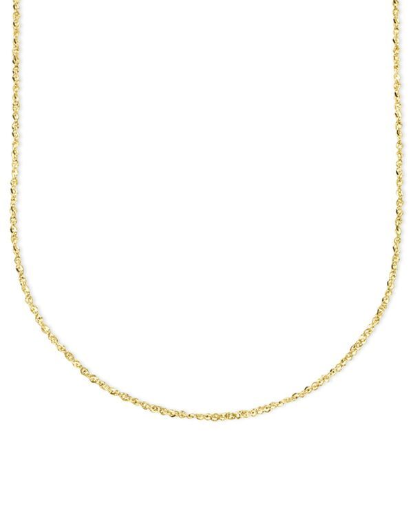 イタリアン ゴールド レディース アクセサリー ネックレス・チョーカー・ペンダントトップ レース Italian Gold 14k Gold Necklace 16 Perfectina Chainecklace 118mm Yellow Gold イエロー