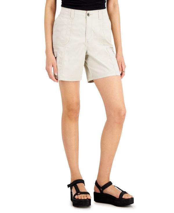 スタイルアンドコー レディース ボトムス ハーフパンツ・ショーツ ショートパンツ Style Co Womens ComfortWaist Cargo Shorts Stonewall