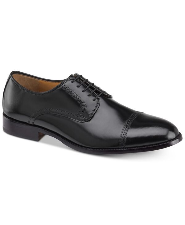 ジョンストンアンドマーフィー メンズ アクセサリー 帽子 キャップ Johnston Murphy Mens Bradford CapToe Bluchers Black ブラック