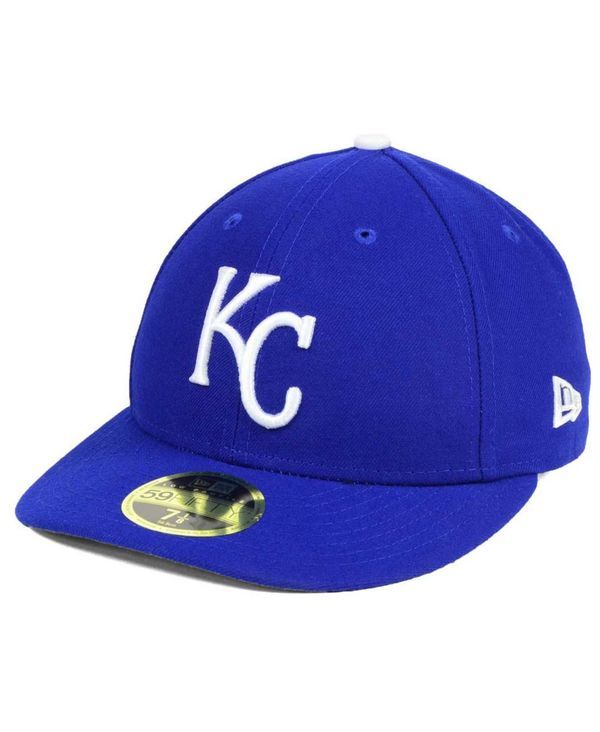 ニューエラ メンズ アクセサリー 帽子 キャップ New Era Kansas City Royals Low Profile AC Performance 59FIFTY Cap Light Royal