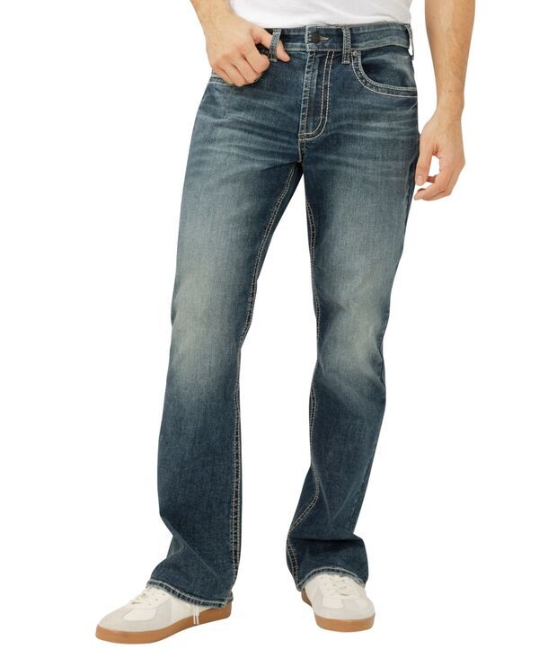 シルバー ジーンズ メンズ ボトムス デニムパンツ ブーツカット ブーツ Silver Jeans Co Mens Craig Classic Fit Bootcut Luxe Heritage Jeans Bennett