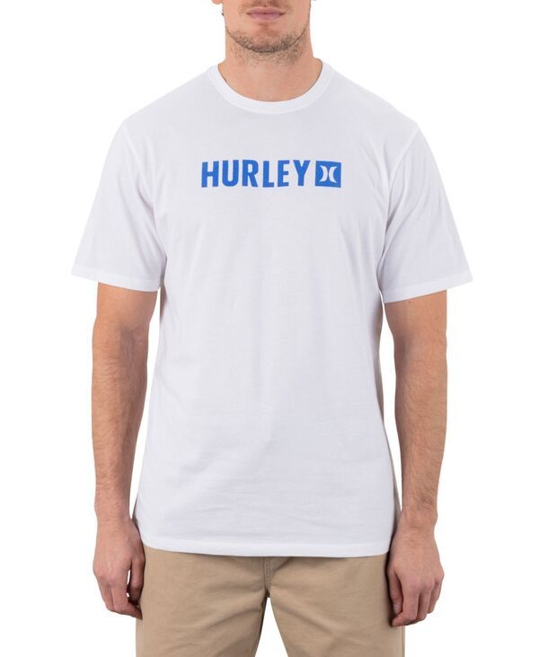 ハーレー メンズ トップス Tシャツ Hurley Mens Box Short Sleeve TShirt White ホワイト