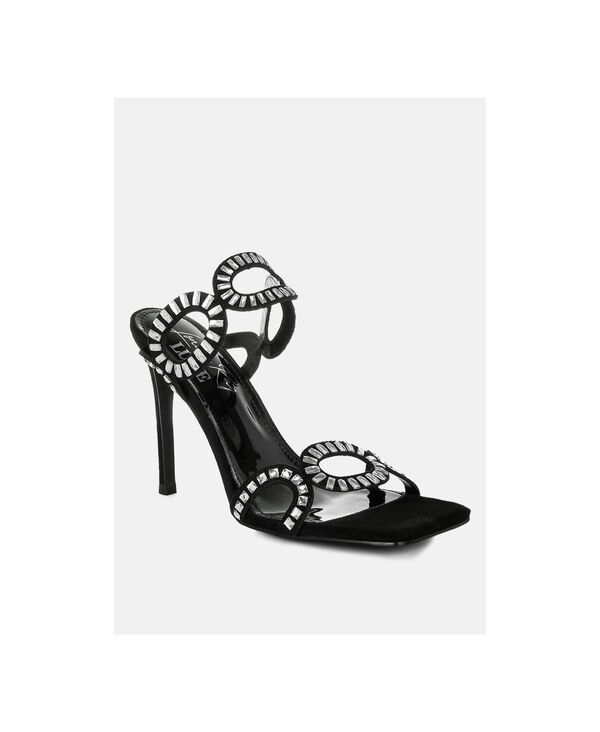 ロンドンラグ レディース シューズ サンダル カットアウト ヒール London Rag Romashka Cut Out Detail Stiletto Heel Sandals Black ブラック