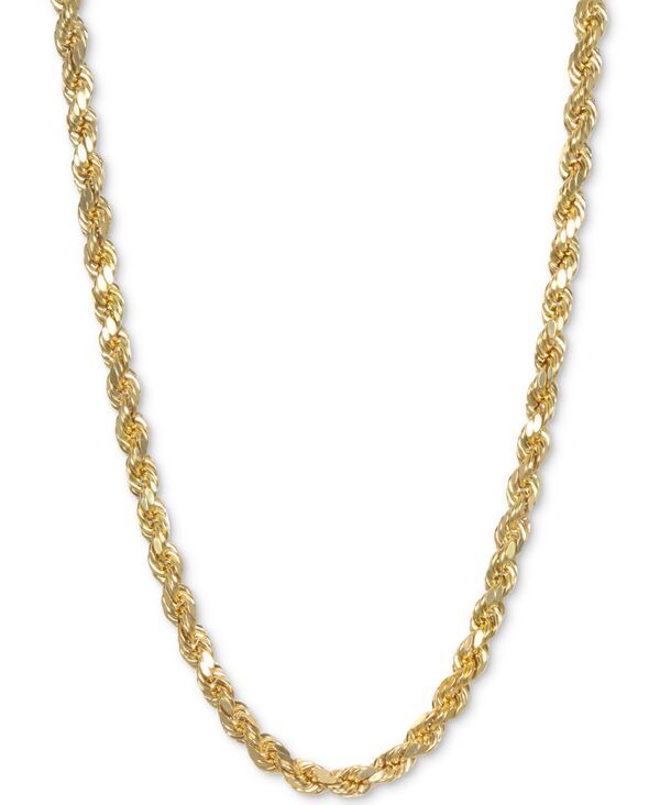 イタリアン ゴールド レディース アクセサリー ネックレス・チョーカー・ペンダントトップ レース Italian Gold Forza Rope Chain 18 Necklace 4110mm in 14k Yellow Gold イエロー